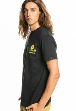 Quiksilver NEW WORLD POUR EQYZT - T-shirt Imprimé - Black 9 Quiksilver NEW WORLD POUR EQYZT - T-shirt Imprimé - Black -Quiksilver Soldes 00c4375d2e584f8dbe3e33b94b7bfe0a