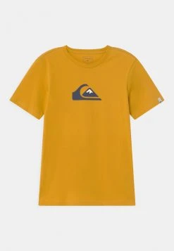 Quiksilver COMP LOGO - T-shirt Imprimé - Nugget Gold