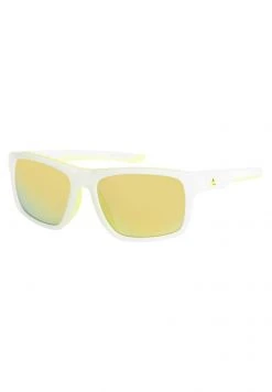 Quiksilver BLENDER - Lunettes De Soleil - Matt Foggy White/ml Yellow