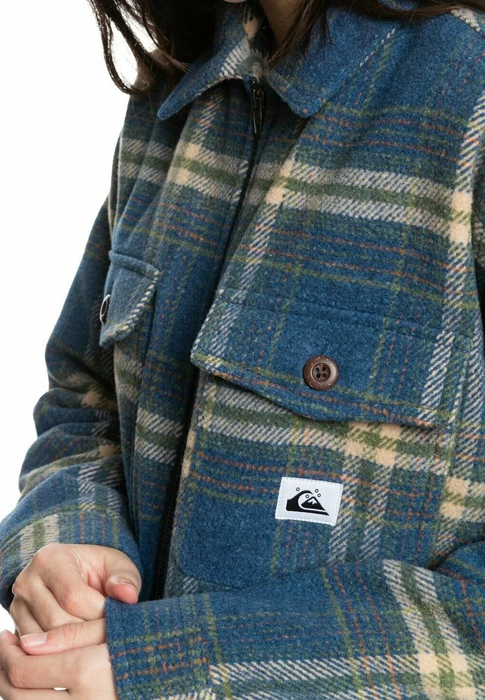 Quiksilver SOFT MOOD - Veste Mi-saison - Dark Denim Soft Mood Check 7 Quiksilver SOFT MOOD - Veste Mi-saison - Dark Denim Soft Mood Check – Image 5