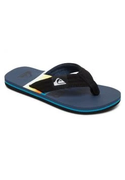 Quiksilver MOLOKAI LAYBACK - Chaussons - Black -Quiksilver Soldes 02cd95fdd86f4c228261eac33b5e104f