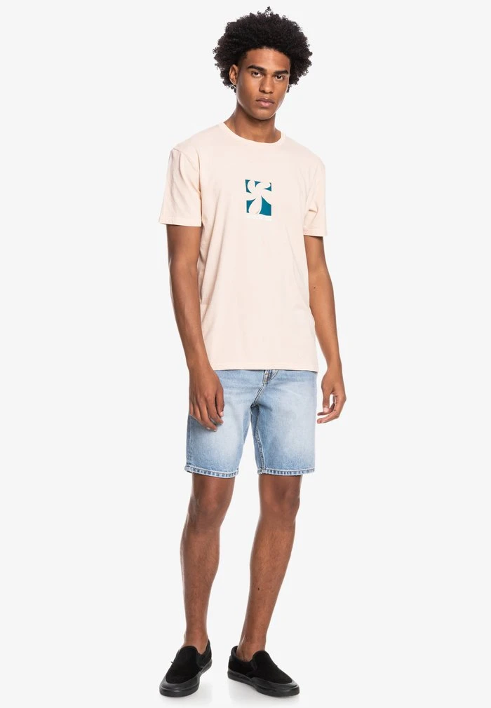 Quiksilver BIG ISLAND - T-shirt Imprimé - Almond Cream 4 Quiksilver BIG ISLAND - T-shirt Imprimé - Almond Cream – Image 2