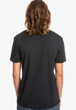 Quiksilver RESIN TINT - T-shirt Imprimé - Black -Quiksilver Soldes 03b208d5f6c44dfc9ff87126b89bf2a8