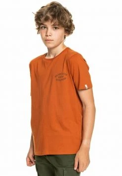 Quiksilver WILD CARD - T-shirt Imprimé - Cinnamon 5 Quiksilver WILD CARD - T-shirt Imprimé - Cinnamon -Quiksilver Soldes 0420a41ca23a4cafb072fd257928c429