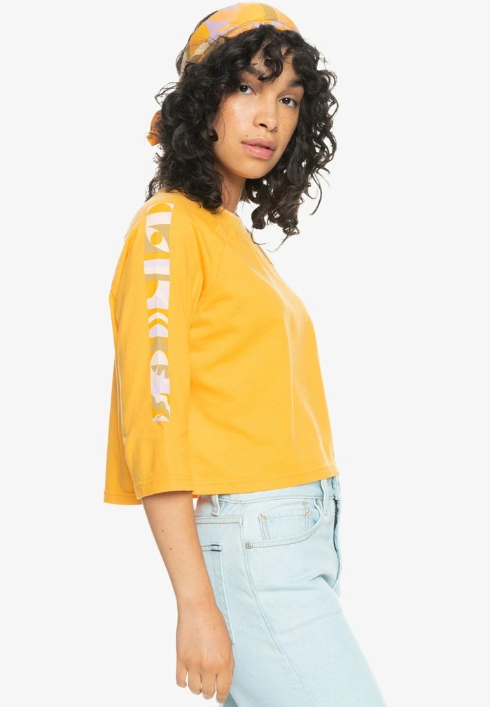 T-shirt imprimé - saffron Quiksilver T-shirt Imprimé - Saffron -Quiksilver Soldes 042f0d1015b74edd99ed5f3538182cd4