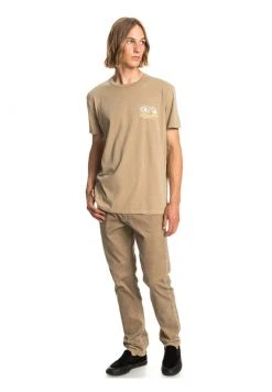 Quiksilver T-shirt Imprimé - Greige 4 Quiksilver T-shirt Imprimé - Greige -Quiksilver Soldes 04b687753ba3450c85136d3ebe015eef