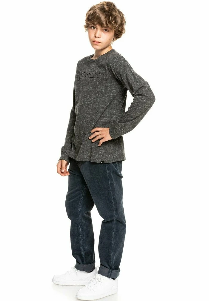 Quiksilver NEW SLANG - T-shirt à Manches Longues - Charcoal Heather 3 Quiksilver NEW SLANG - T-shirt à Manches Longues - Charcoal Heather