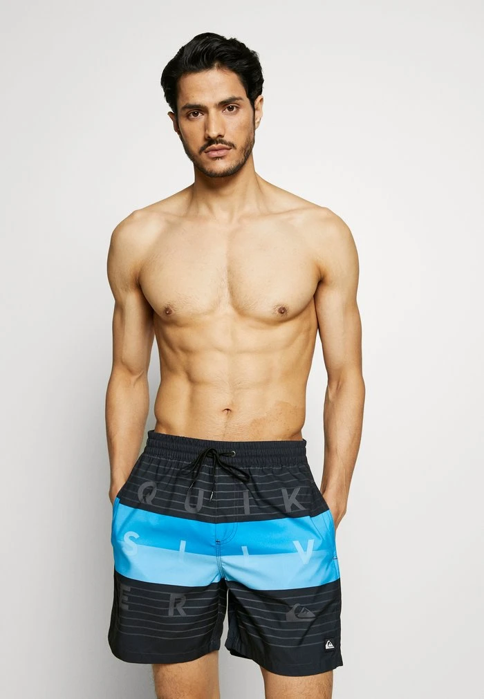 WORD BLOCK VOLLEY 17 - Short de bain - black Quiksilver WORD BLOCK VOLLEY 17 - Short De Bain - Black -Quiksilver Soldes 053a05fe79194385b164598935b5d182