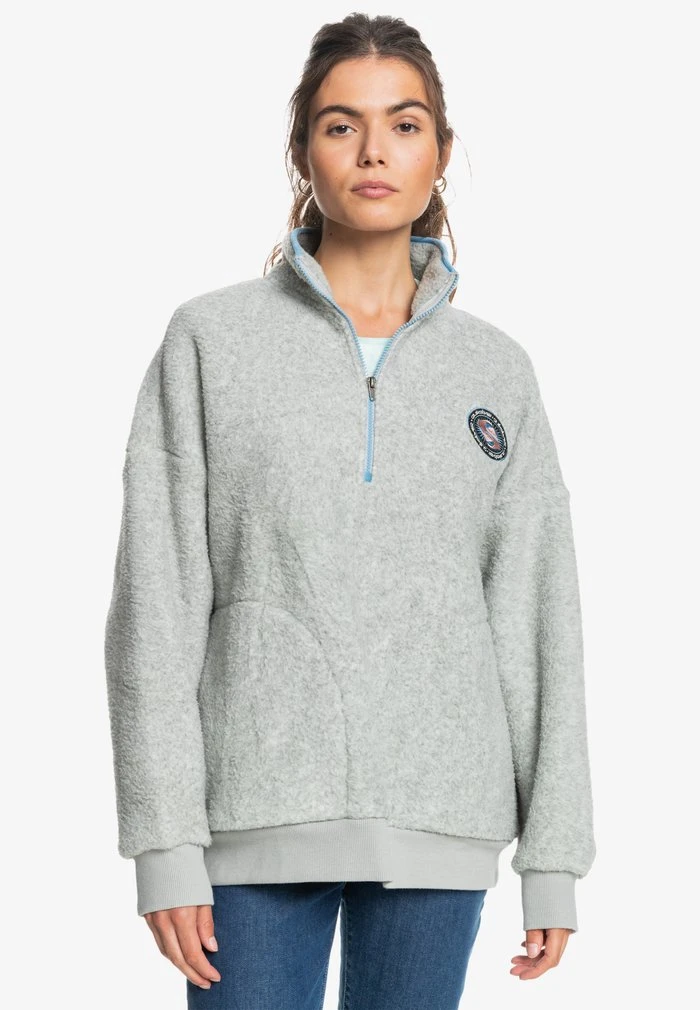 PEACEFUL LAND - Sweatshirt - light grey heather Quiksilver PEACEFUL LAND - Sweatshirt - Light Grey Heather -Quiksilver Soldes 0561283dc63844668cb64cc3b18560d0