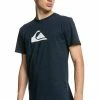 Quiksilver COMP LOGO SS - T-shirt Imprimé - Navy Blazer
