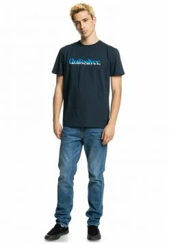 Quiksilver PRIMARY COLOURS - T-shirt Imprimé - Navy Blazer -Quiksilver Soldes 0735246dc0be407688c04ce121ec6f07