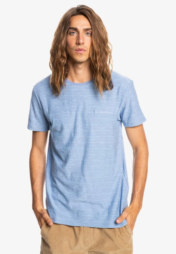 KENTIN MANCHES COURTES POUR EQYKT - T-shirt imprimé - light blue Quiksilver KENTIN MANCHES COURTES POUR EQYKT - T-shirt Imprimé - Light Blue -Quiksilver Soldes 07739b3316b745538cc53b819ca7b9f0