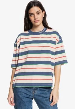 Quiksilver T-shirt Imprimé - Creole Pink Road Riding