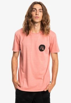 Quiksilver BE STILL MANCHES COURTES - T-shirt Imprimé - Rosette