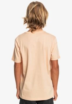 Quiksilver UPRISE SS YTH - T-shirt Imprimé - Almond Cream -Quiksilver Soldes 08b9119b3ffc47ea8f1c38d6de2dfd78