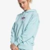 Quiksilver FRAU - Sweat à Capuche - Pool -Quiksilver Soldes 09050cd3adcc4a58afa4bcc5ddaae3ce