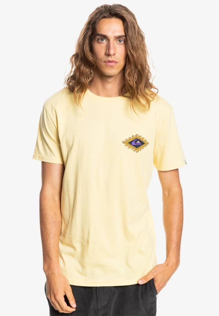 MYTHIC LIMITS - T-shirt imprimé - pale banana Quiksilver MYTHIC LIMITS - T-shirt Imprimé - Pale Banana -Quiksilver Soldes 0907c45acb854a18847feaf793aba6d8