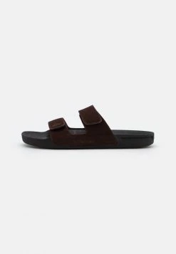 Quiksilver RIVI - Mules - Brown/black