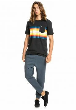 Quiksilver RESIN TINT - T-shirt Imprimé - Black -Quiksilver Soldes 09b3e139bebf4c27982682b9820f34cd