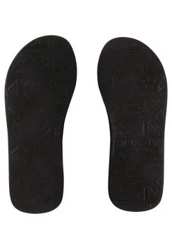 Quiksilver MOLOKAI LAYBACK - Tongs - Black Orange -Quiksilver Soldes 09fb5217ac2441eb8d6d56434dae4e3a