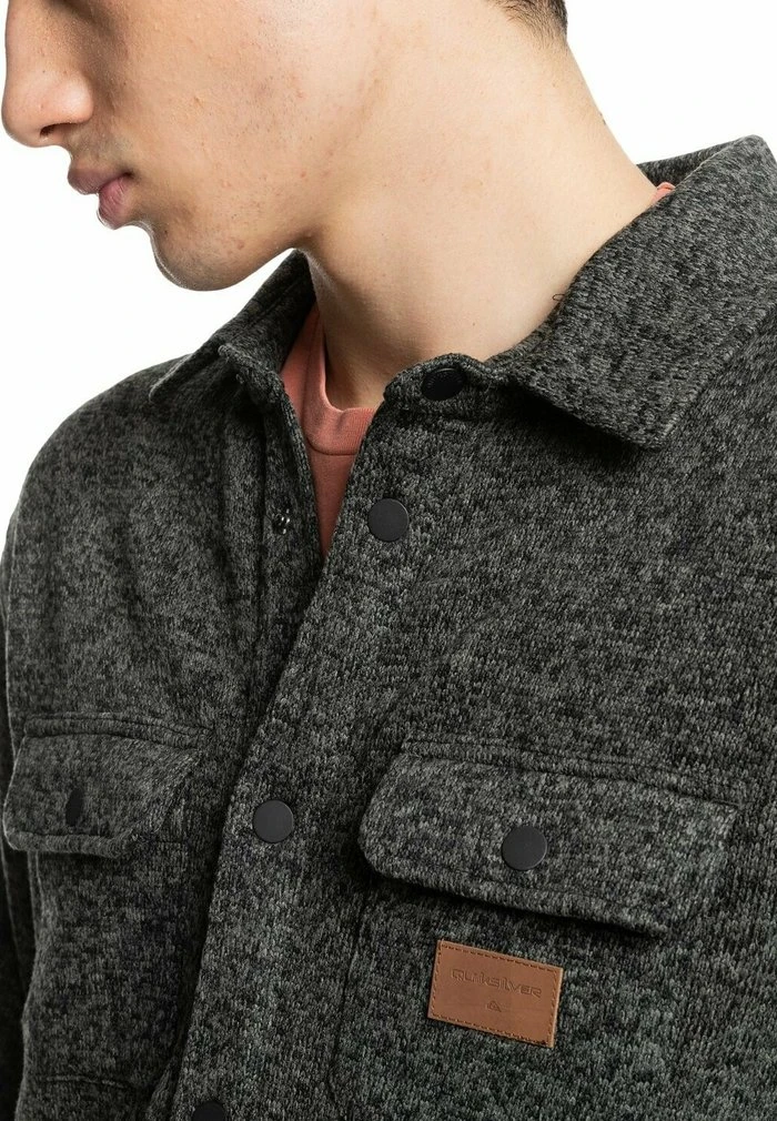 Gilet - dark grey heather Quiksilver Gilet - Dark Grey Heather -Quiksilver Soldes 0acf9edfde074561918a7d9729b8a4de