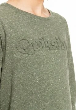 Quiksilver NEW SLANG - T-shirt à Manches Longues - Green -Quiksilver Soldes 0be8278e41a34d03b5ca790f182fd12b