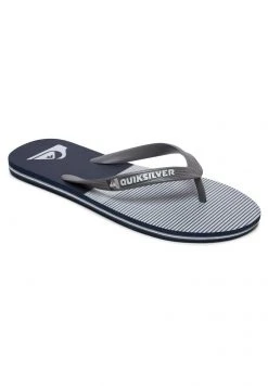 Quiksilver MOLOKAI - Tongs - Grey -Quiksilver Soldes 0d81a12fe82a4584b082f0c259e75078