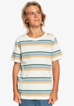 Quiksilver COREKY - T-shirt Imprimé - Antique White Coreky -Quiksilver Soldes 0e7737c5f7f34f338a3e734418ff9b94