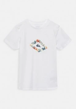 Quiksilver LET IT RIDE SS YTH - T-shirt Imprimé - White