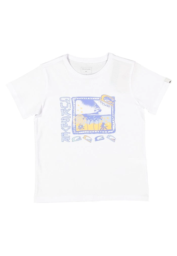 SHORT SLEEVE - T-shirt imprimé - white Quiksilver SHORT SLEEVE - T-shirt Imprimé - White -Quiksilver Soldes 0f4c077eb0264a1e9a3e4c12cf8f2354