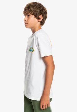 Quiksilver T-shirt Imprimé - White -Quiksilver Soldes 0f83c885a18744f6b85cbc1760e2933a