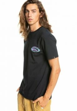 Quiksilver TEMPER - T-shirt Imprimé - Black 4 Quiksilver TEMPER - T-shirt Imprimé - Black -Quiksilver Soldes 0fd9776ddeee499794e4d91f39836a43