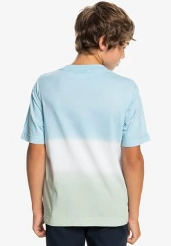 Quiksilver SLOW DIVE YOUTH - T-shirt Imprimé - Airy Blue Ombre Dye -Quiksilver Soldes 0fe11d5972f842dfb012c1d306d76be1