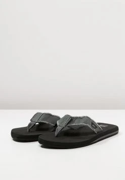 Quiksilver MONKEY ABYSS - Tongs - Grey/black/brown -Quiksilver Soldes 11aa23b6e01840e5a41ff9dec060af34