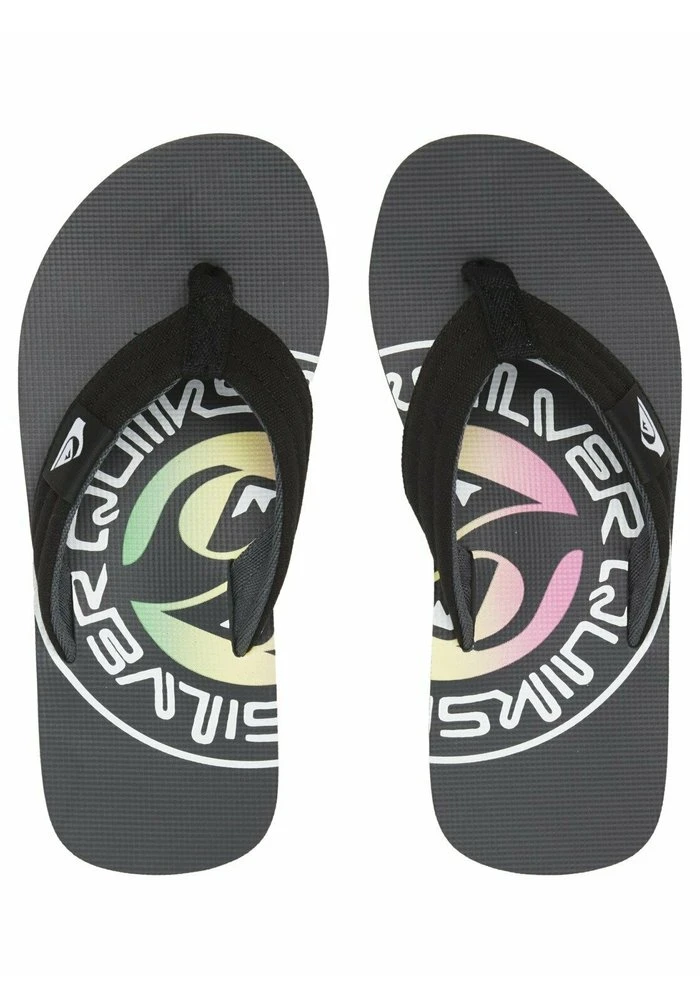 MOLOKAI LAYBACK - Chaussons - grey/green/grey Quiksilver MOLOKAI LAYBACK - Chaussons - Grey/green/grey -Quiksilver Soldes 1234be675a4e45488042c673a850279d