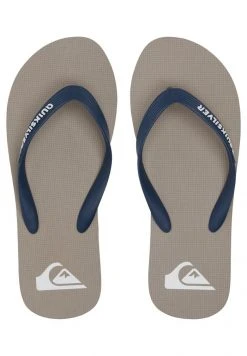 Quiksilver MOLOKAI - Tongs - Grey -Quiksilver Soldes 134ce72b112c4c84a40a4cf8791ca973