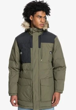 Quiksilver RANGE RUNS - IMPERMÉABLE POUR - Manteau Court - Grape Leaf