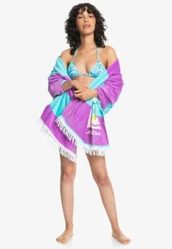 Quiksilver Serviette De Plage - Aqua Sky Stripe Legend