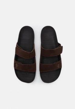 Quiksilver RIVI - Mules - Brown/black 11 Quiksilver RIVI - Mules - Brown/black -Quiksilver Soldes 154f5a2dd61a46899f367a32a5c47afa