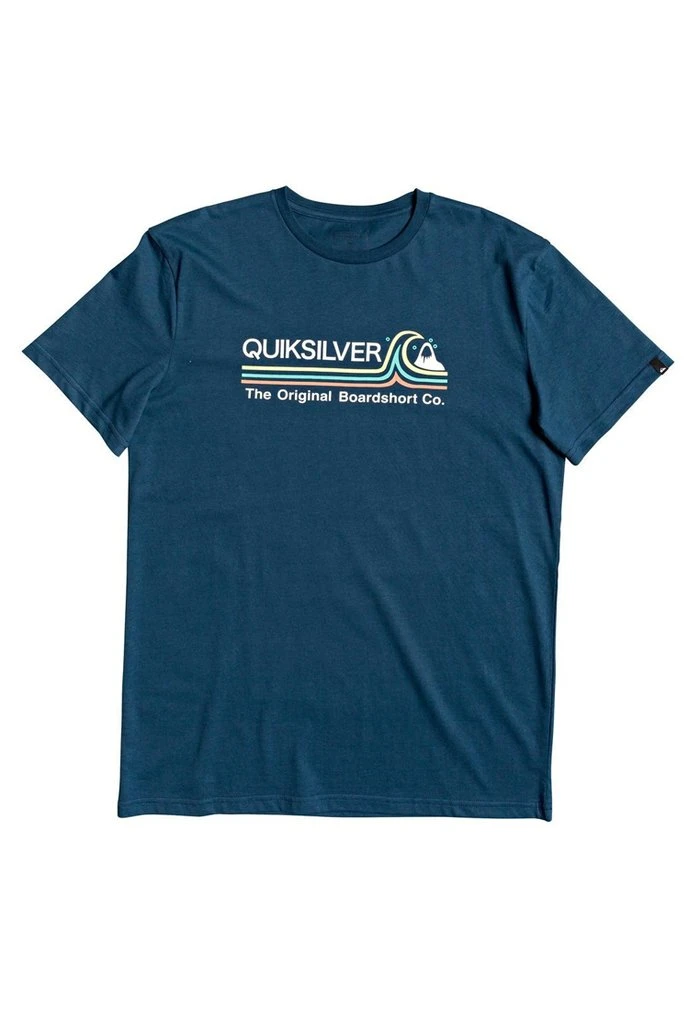 Quiksilver STONE COLD CLASSIC - T-shirt Imprimé - Majolica Blue 6 Quiksilver STONE COLD CLASSIC - T-shirt Imprimé - Majolica Blue – Image 4