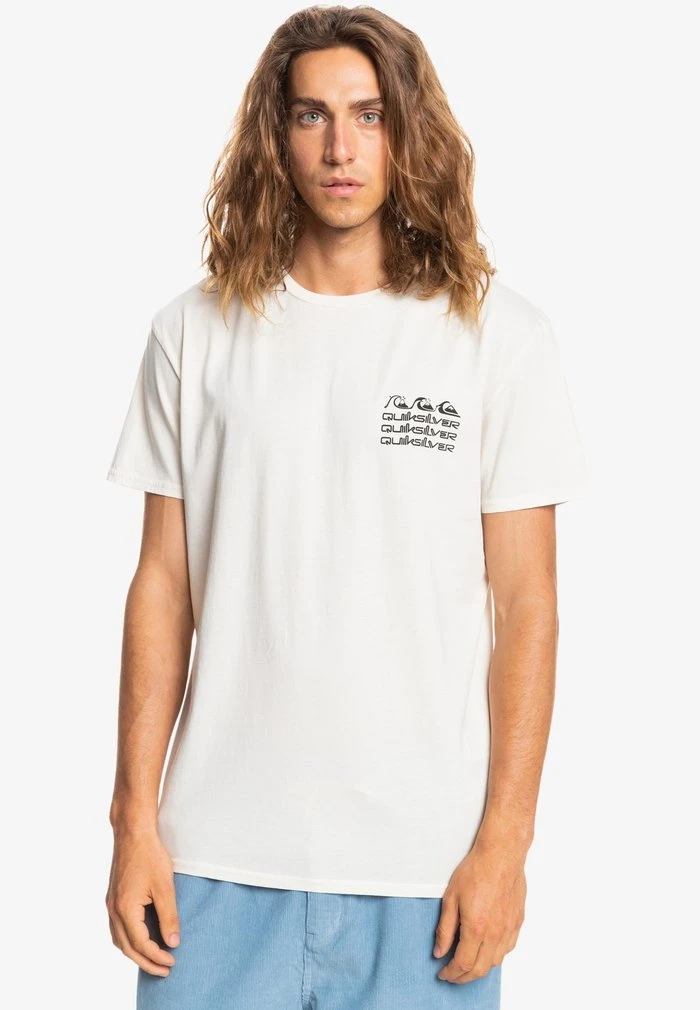 Quiksilver SURF LEGENDS - T-shirt Imprimé - Antique White 3 Quiksilver SURF LEGENDS - T-shirt Imprimé - Antique White