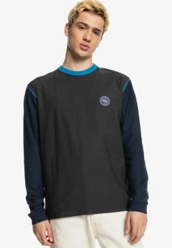 Quiksilver HUE - T-shirt à Manches Longues - Tarmac