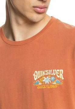 Quiksilver T-shirt Imprimé - Cinnamon -Quiksilver Soldes 16b5a57245fb41e3839c80b6ec8e67b6