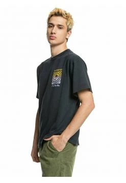 Quiksilver T-shirt Imprimé - Black -Quiksilver Soldes 17ba4bd41709470391758791ad297a91