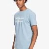 Quiksilver FEEDING LINE MANCHES COURTES - T-shirt Imprimé - Faded Denim 2 Quiksilver FEEDING LINE MANCHES COURTES - T-shirt Imprimé - Faded Denim -Quiksilver Soldes 17c6b07b8b3f460898adbb5464aa2b57