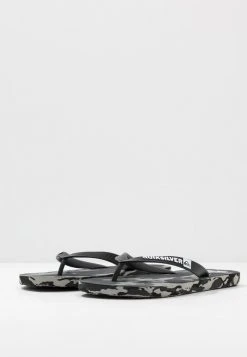 Quiksilver MOLOKAI - Tongs - Black/grey 10 Quiksilver MOLOKAI - Tongs - Black/grey -Quiksilver Soldes 180146301b8d4d949663c29c7ae73576