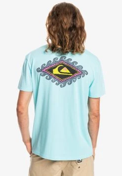 Quiksilver MYTHIC LIMITS - T-shirt Imprimé - Blue -Quiksilver Soldes 187112a55f0a45d4a6fe2bf3e7781637
