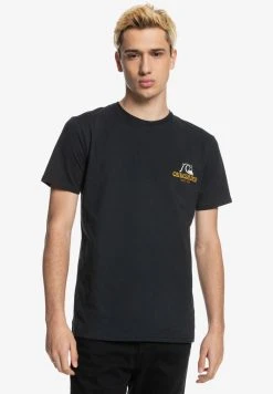 Quiksilver DREAM VOUCHER - T-shirt Imprimé - Black