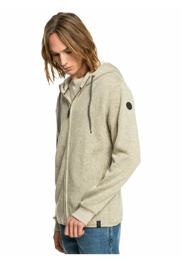 KELLER - Sweat à capuche zippé - oatmeal Quiksilver KELLER - Sweat à Capuche Zippé - Oatmeal -Quiksilver Soldes 19e0117c8cef49e19b0a8d409d5ab2cf