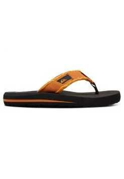 Quiksilver MONKEY ABYSS YT - Tongs - Black/orange/orange -Quiksilver Soldes 19ec959ba51f44979e0022afda93b979